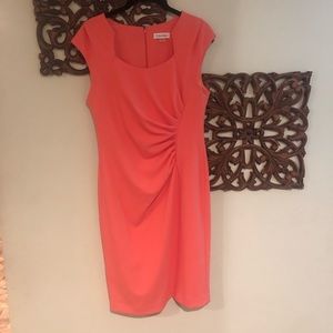 Calvin Klein Peach Dress